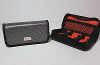 VAPING ACCESSORIES - Pandoras Enigma Handmade Leather Carry Case ( Silver ) image 2